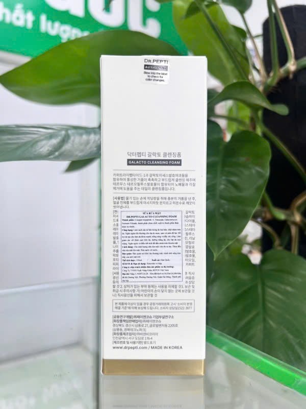 Sữa rửa mặt Dr.Pepti Galacto Cleansing Foam